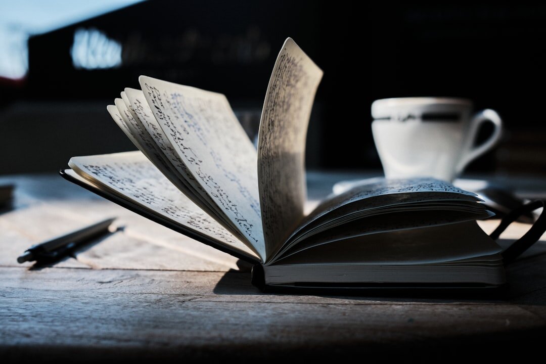 author writing mystery novel